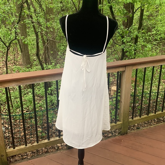 Style estate Dotted Swiss white summer dress. - Picture 3 of 6